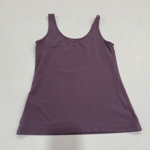 Felina Purple Tank Top M | Soft Stretch Scoop Neck Basic Layering Cami